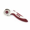 Excel Blades 45mm Rotary Cutter with Ergonomic Handle Large Rotary Cutter, Red 12pk 60024